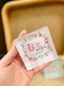 Acrylic 3" Block