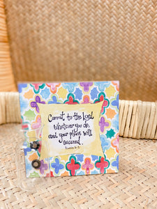 4" Frame with Magnetic Vase